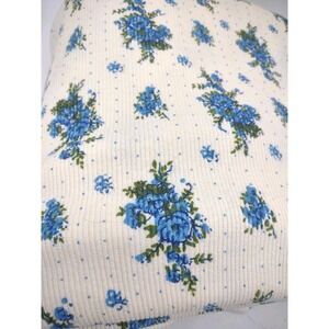 Vtg Stretch Fabric Floral Bow Bouquet #7678 Ribbed 5.50 yd x 48" Retro Hip Lober